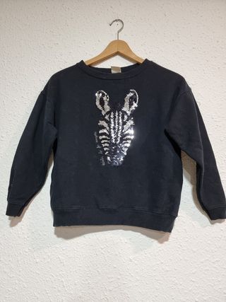 Sudadera lentejuelas de Zara Kids de segunda mano por 9 EUR en Madrid en  WALLAPOP