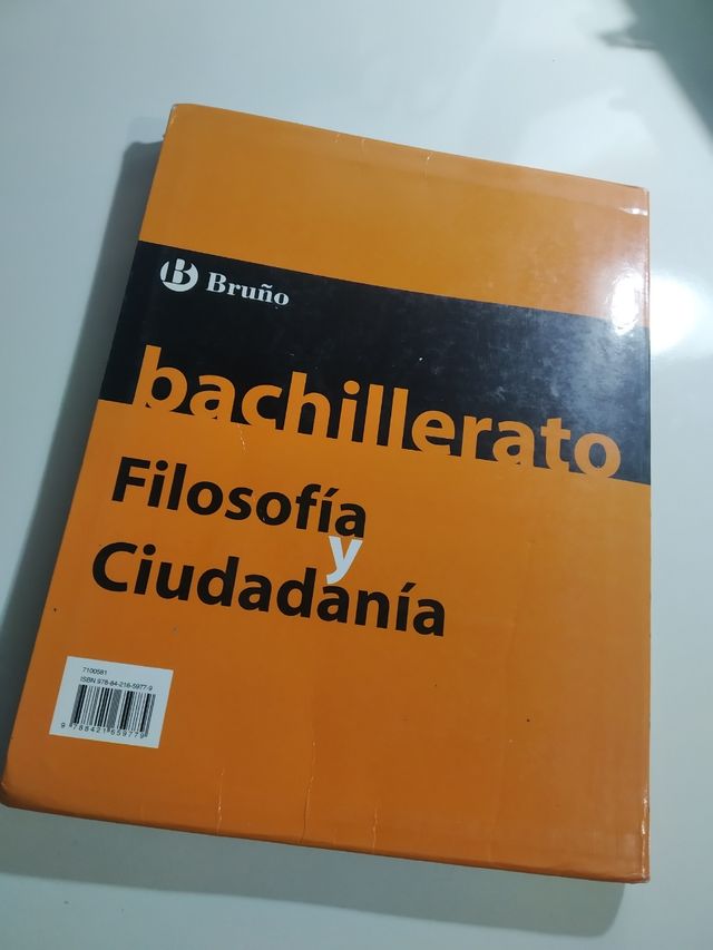 Libro de Filosofía Bachillerato Editorial Bruño