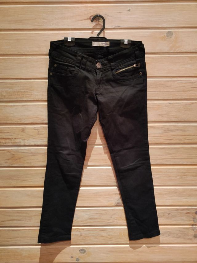 👖Pantalón Zara Vaquero Negro Talla 34.