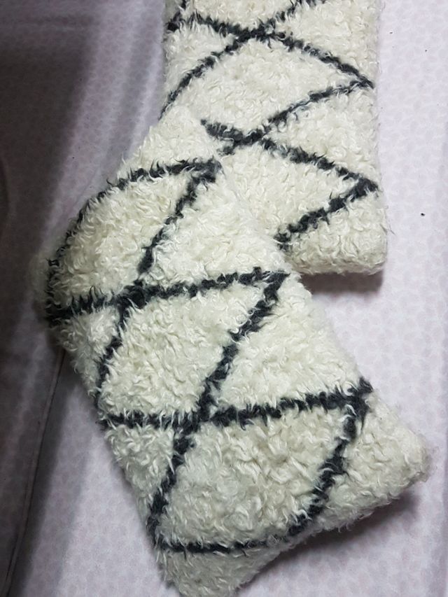 manta y almohadas artesanos natural.