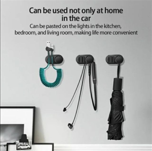 Soporte MERCEDES adhesivo Colgar Mascarilla Cables