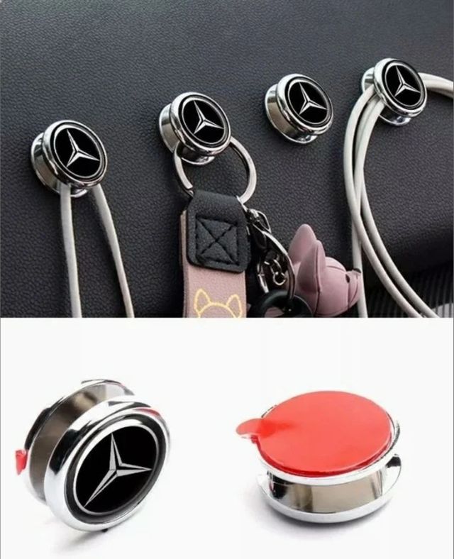 Soporte MERCEDES adhesivo Colgar Mascarilla Cables