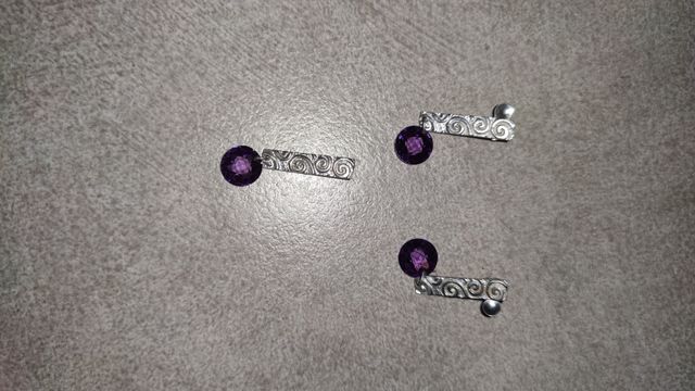 conjunto plata pendientes.