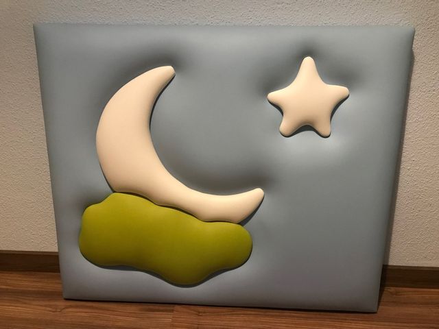 Cabecera polipiel luna y estrellas