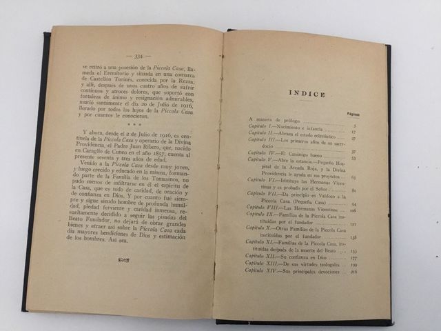 El beato Jose Cotolengo y su obra.