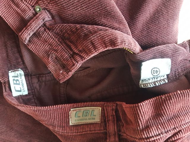 Pantalón pana talla 38