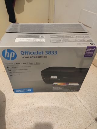 Impresora multifunción HP Officejet 3833 de segunda mano por 35 EUR en  Cartagena en WALLAPOP