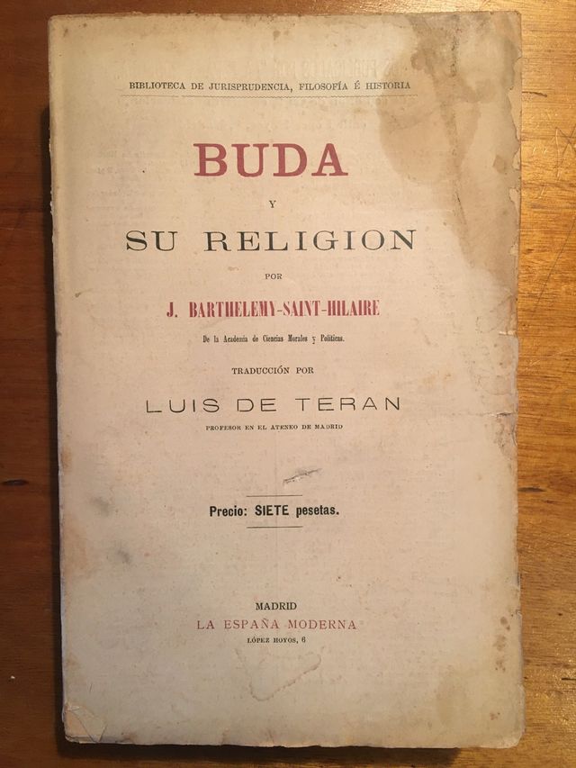 Buda (Saint Hilaire) - libro antiguo