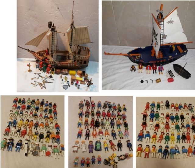 Barco pirata y muñecos PLAYMOBIL