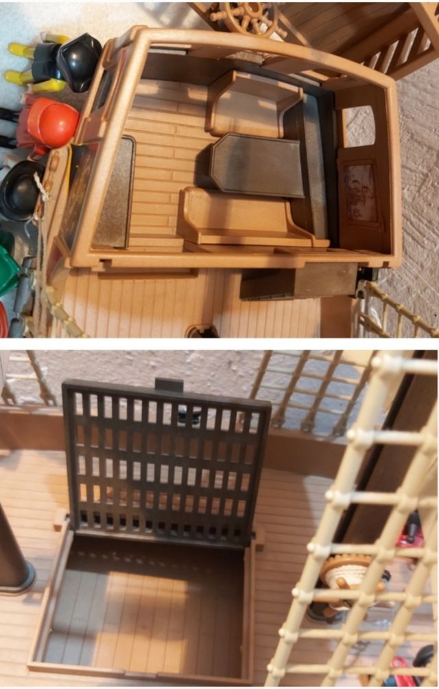 Barco pirata y muñecos PLAYMOBIL