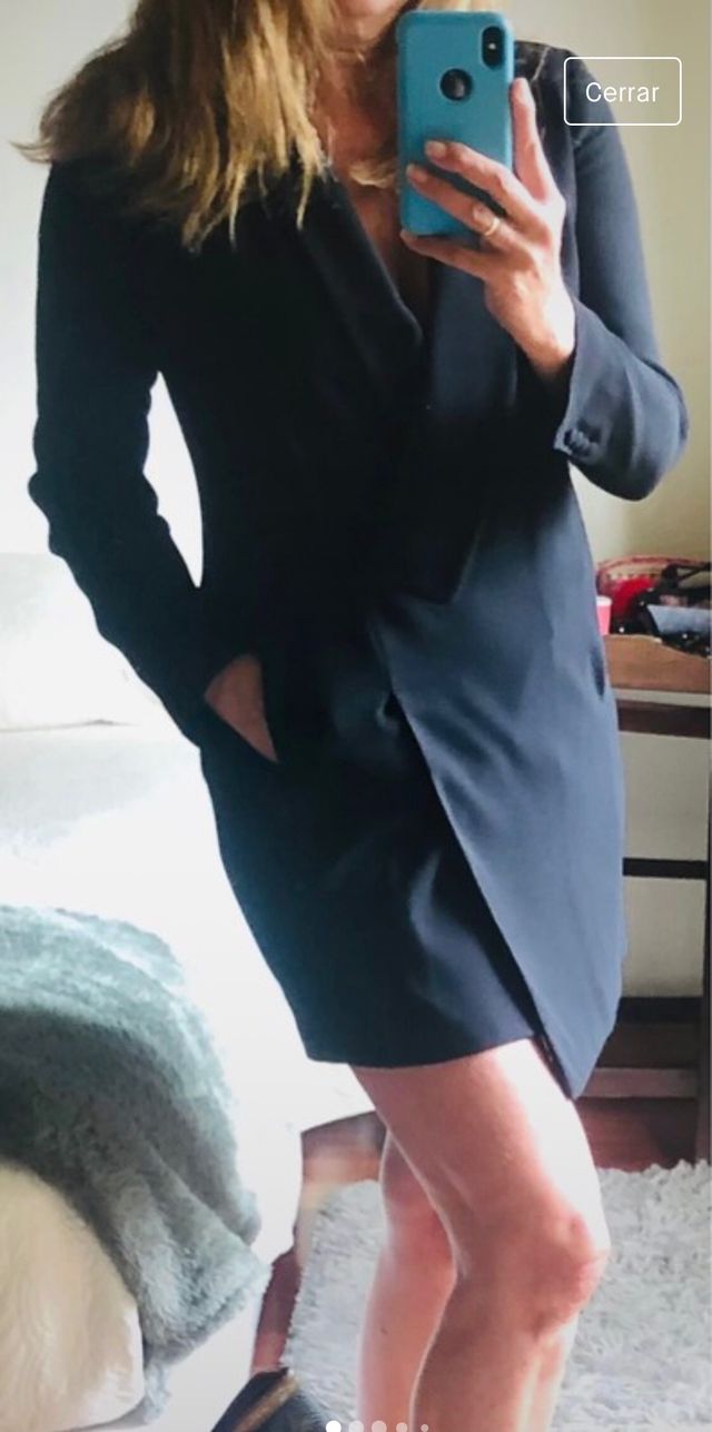 Vestido Zara smoking mini