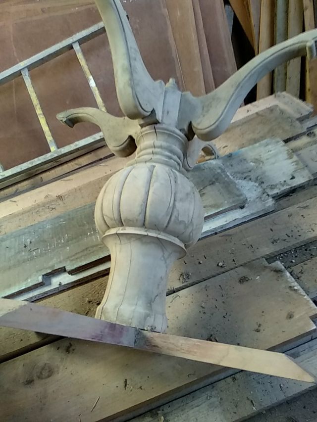 Base de mesa vintage.