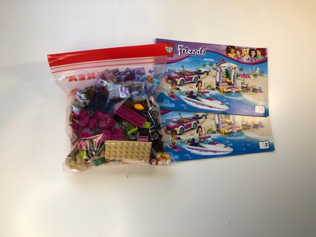 Motoscafo Lego 41316 Andrea con rimorchio