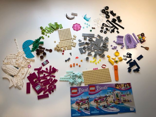 Motoscafo Lego 41316 Andrea con rimorchio