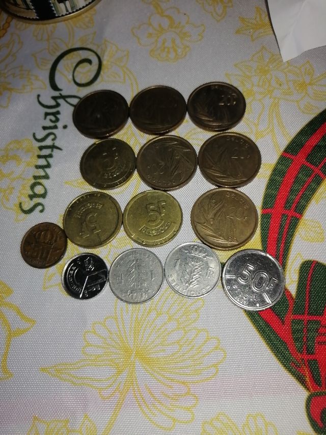 monedas Francos Belgas