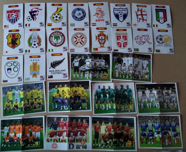 cromos mundial sub-20 y mundial 2010 sudamerica