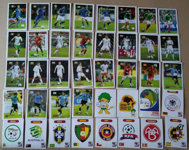 cromos mundial sub-20 y mundial 2010 sudamerica