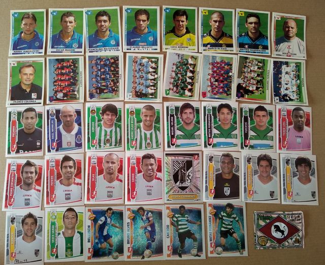 cromos liga Italia y Portugal
