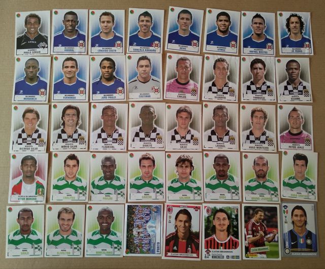 cromos liga Italia y Portugal