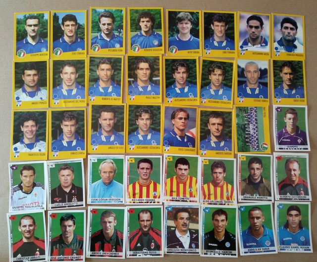 cromos liga Italia y Portugal
