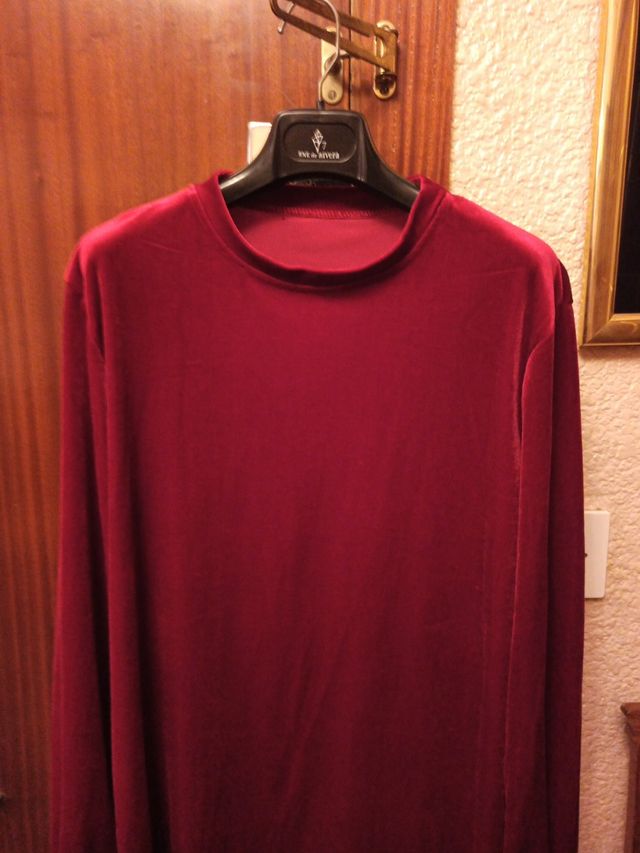 VESTIDO NUEVO TERCIOPELO, INDITEC T L-XL SUELTO