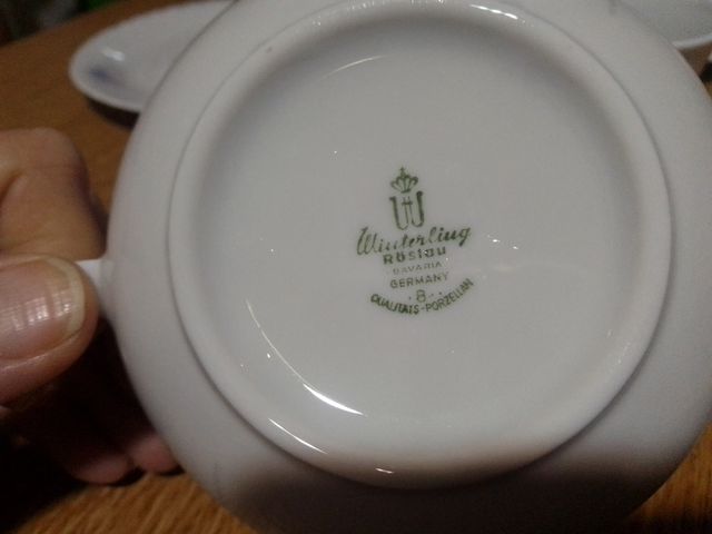 conjunto de 6 tazones y 6 platos de winterling