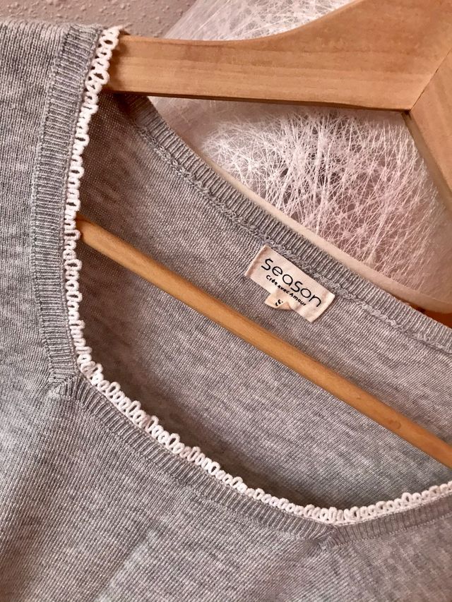 Jersey fino gris talla S/M