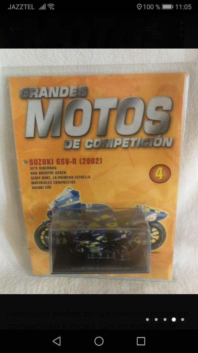 Fascículos sueltos Motos 1:24