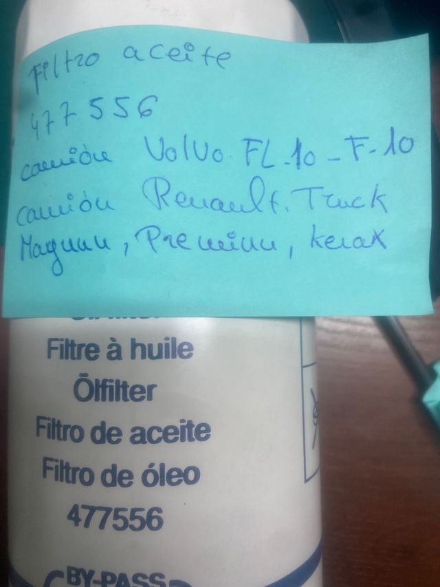 CAMION VOLVO FILTROS COMBUSTIBLES