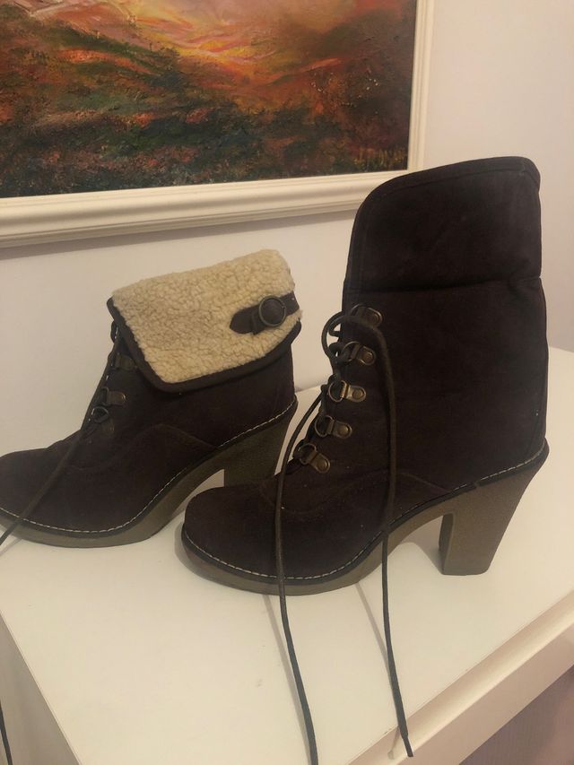 Botines ante marrones