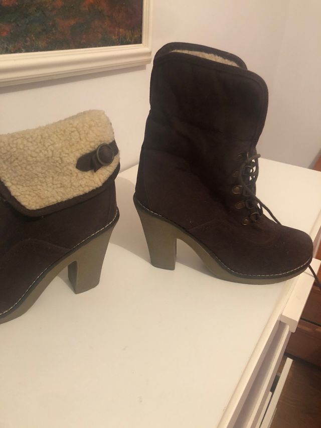 Botines ante marrones