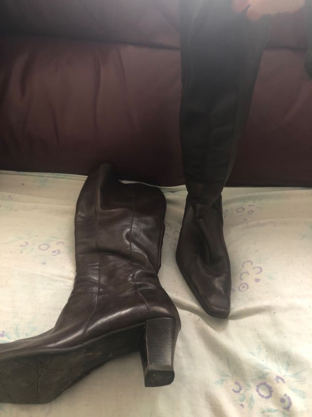 Botas altas marrones