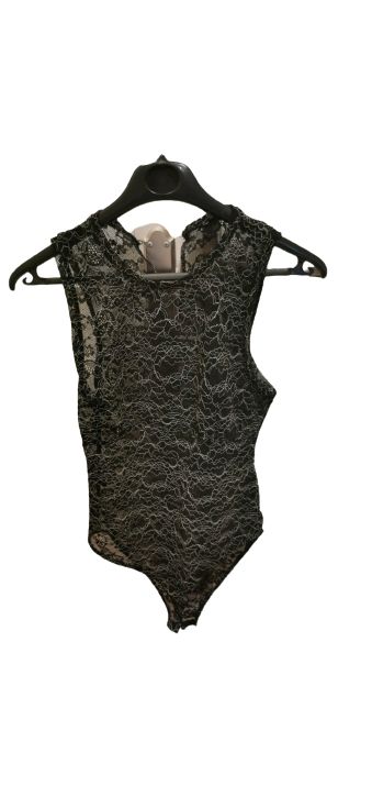 Body preto transparente Brilli by Zara