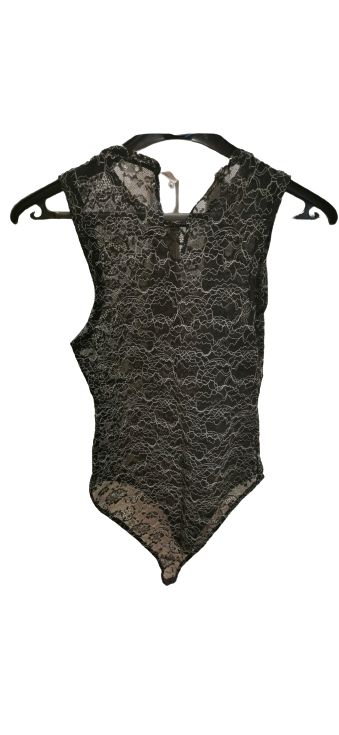 Body preto transparente Brilli by Zara