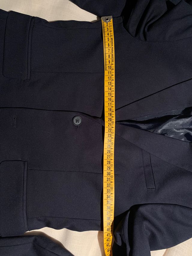 Traje pantalón y chaqueta niño azul marino T 9-10
