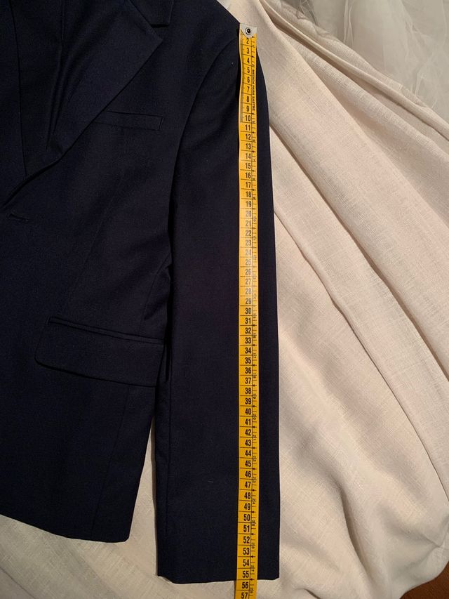 Traje pantalón y chaqueta niño azul marino T 9-10