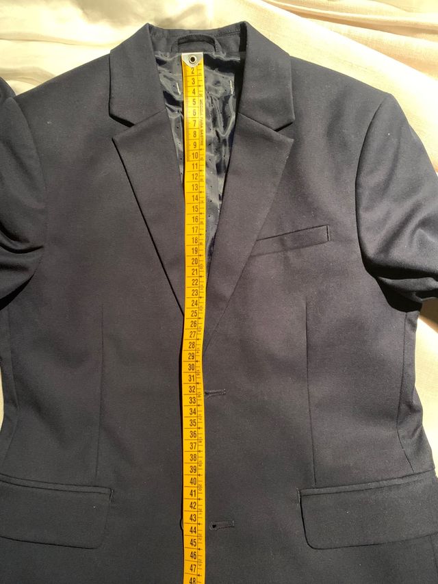 Traje pantalón y chaqueta niño azul marino T 9-10