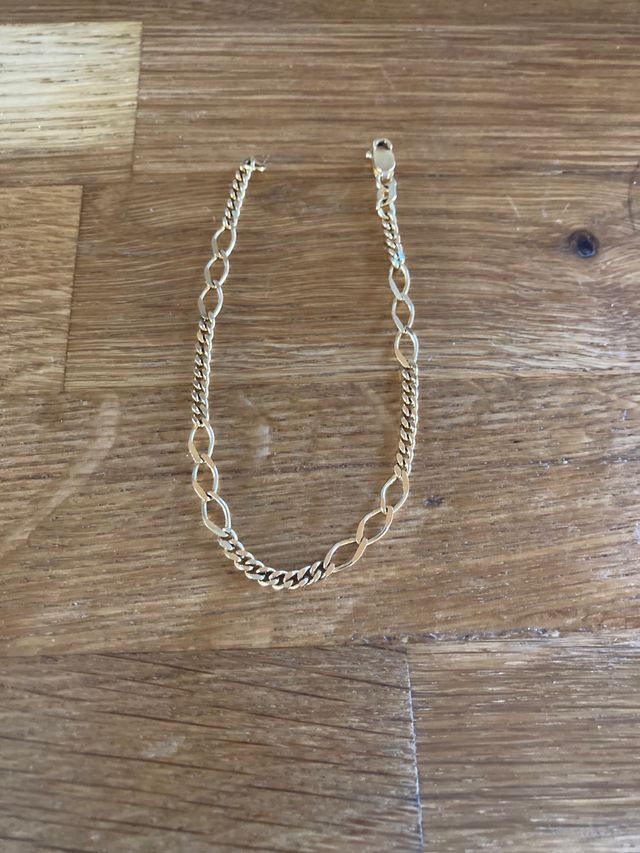 Pulsera oro bajo quilataje