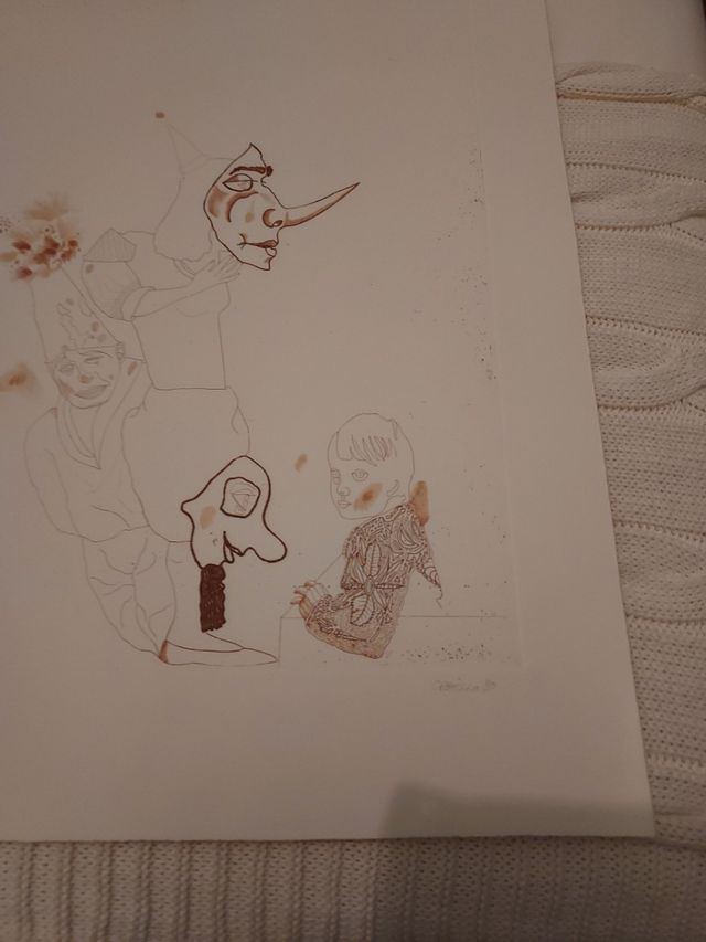 Jorge Castillo  Aguafuerte firmado