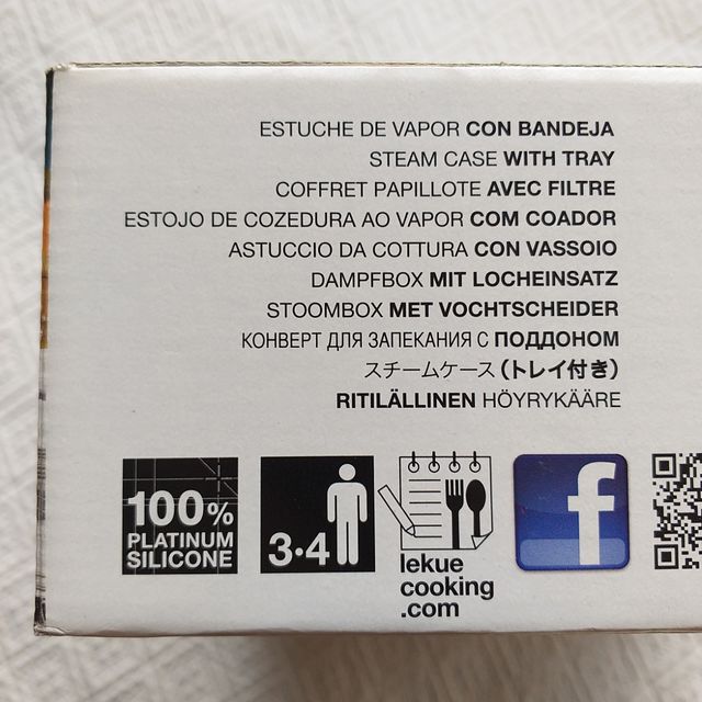 LEKUE NUEVO para cocción al vapor y en microondas