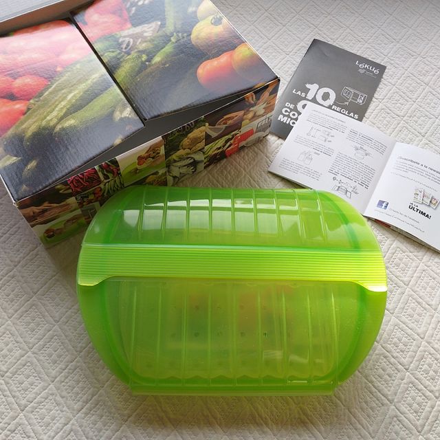 LEKUE NUEVO para cocción al vapor y en microondas