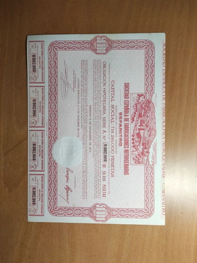 Lote acciones antiguas