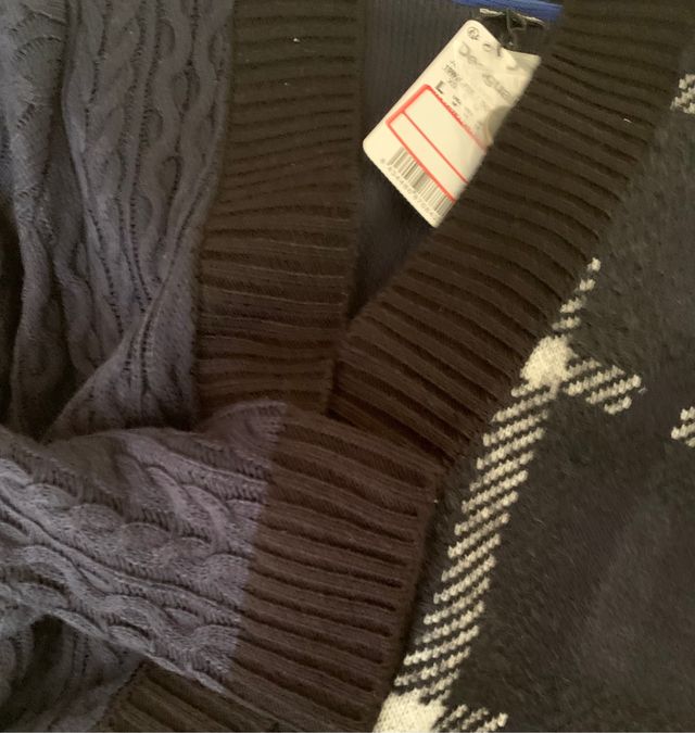 Chaqueta punto desigual