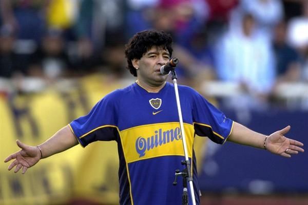 BOCA JUNIORS 2001 Homenaje Maradona S
