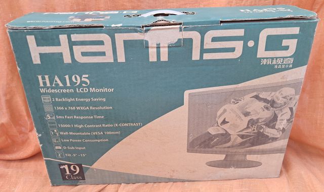 MONITOR DE PC ALARGADO HANNS.G DE 19 PULGADAS