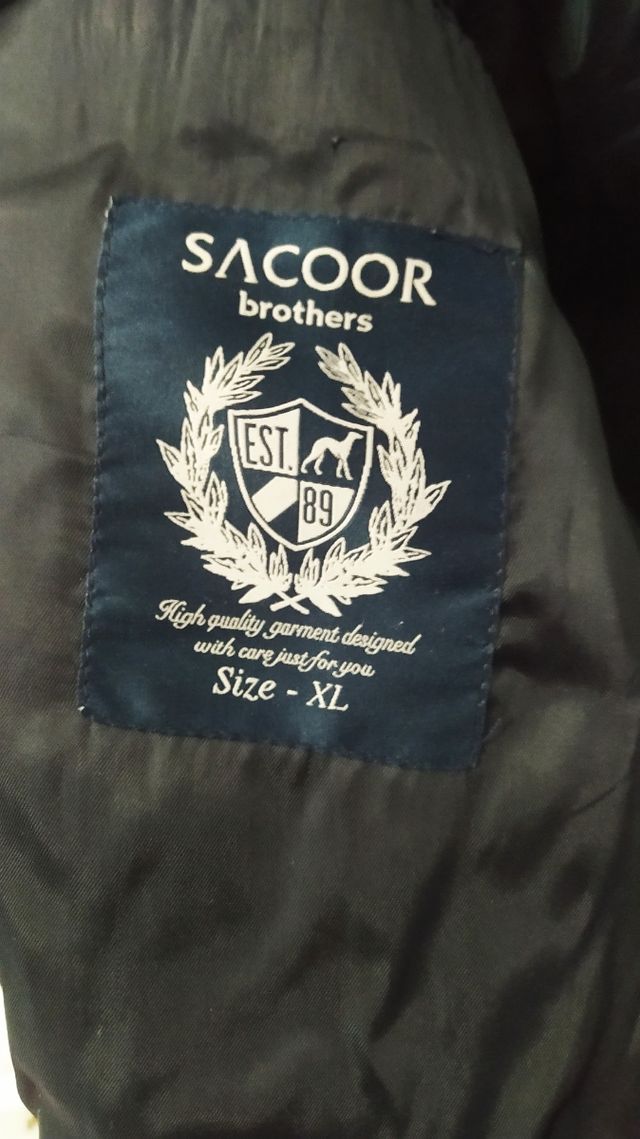 Abrigo/ Chaleco Sacoor Brothers T. XL