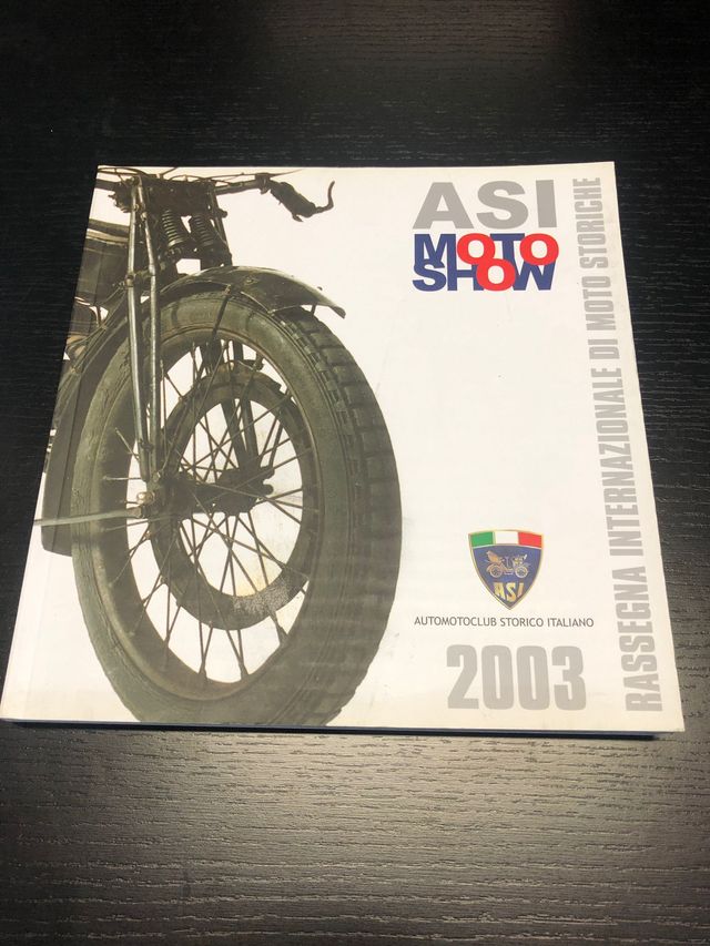 Depliant Motoshow moto storiche