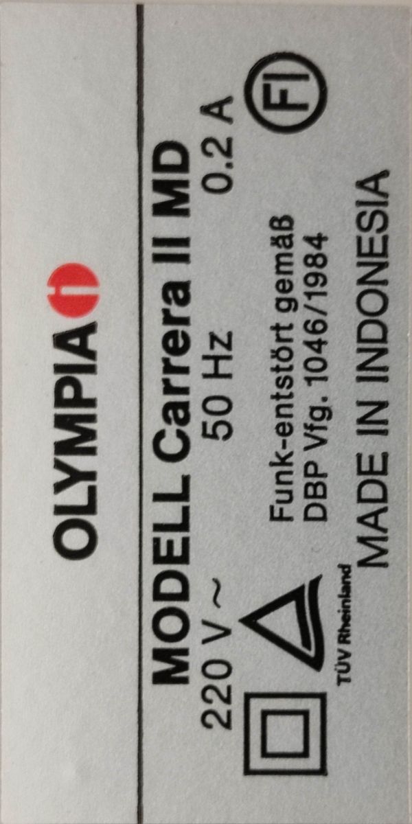 Maquina de escribir eléctrica