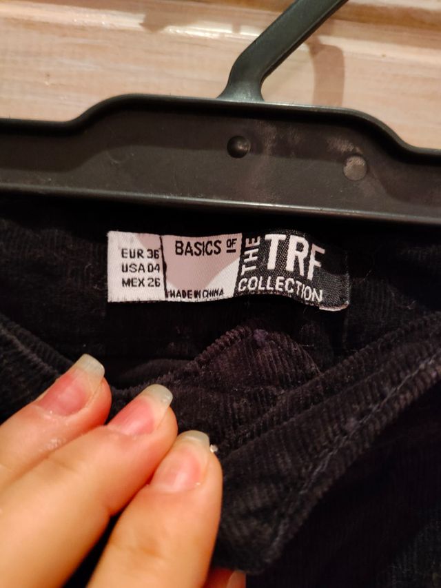👖Pantalón recto Zara pana vintage retro talla 36