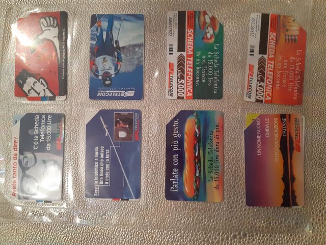 schede telefoniche vintage